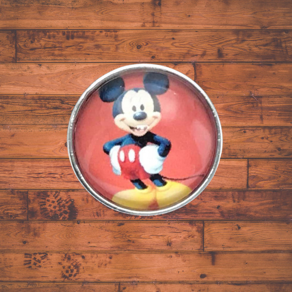 Mikey Mouse Snap Button